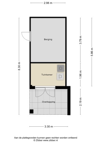 Plattegrond niet in brochure