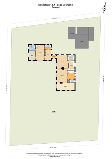 Plattegrond niet in brochure
