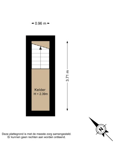 Plattegrond niet in brochure