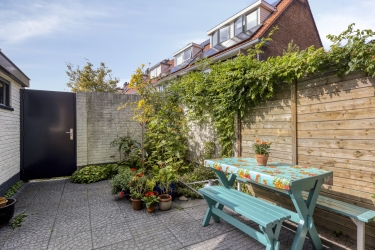 Tuin op het westen