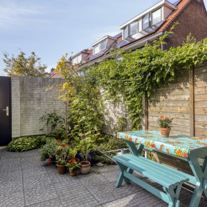 Tuin op het westen