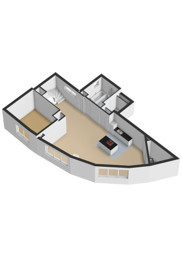 Plattegrond niet in brochure