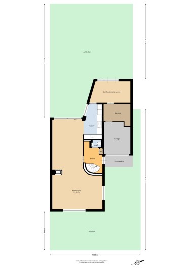 Plattegrond niet in brochure