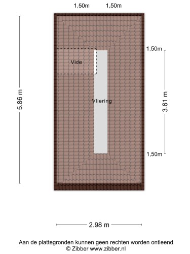 Plattegrond niet in brochure