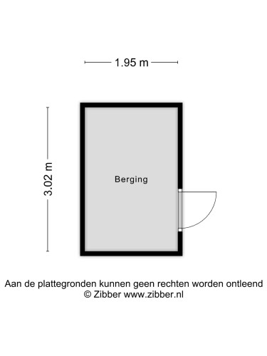 Plattegrond niet in brochure