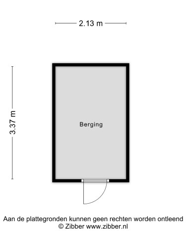 Plattegrond niet in brochure