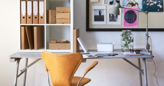 Een opgeruimde thuiswerkplek